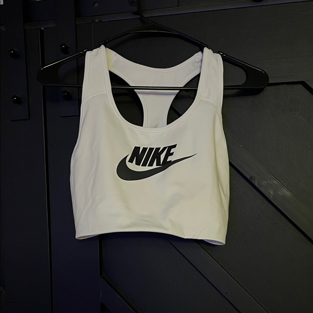 Nike White and Black Sports Top